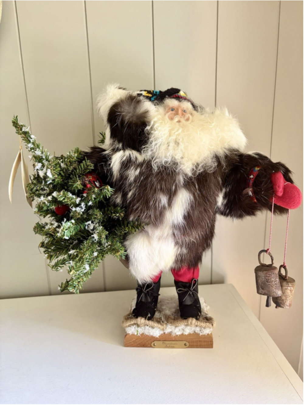 Vtg 1986 Christmas Yukon Cornelius Santa Donna Lalato S&D Creations 14” Handmade